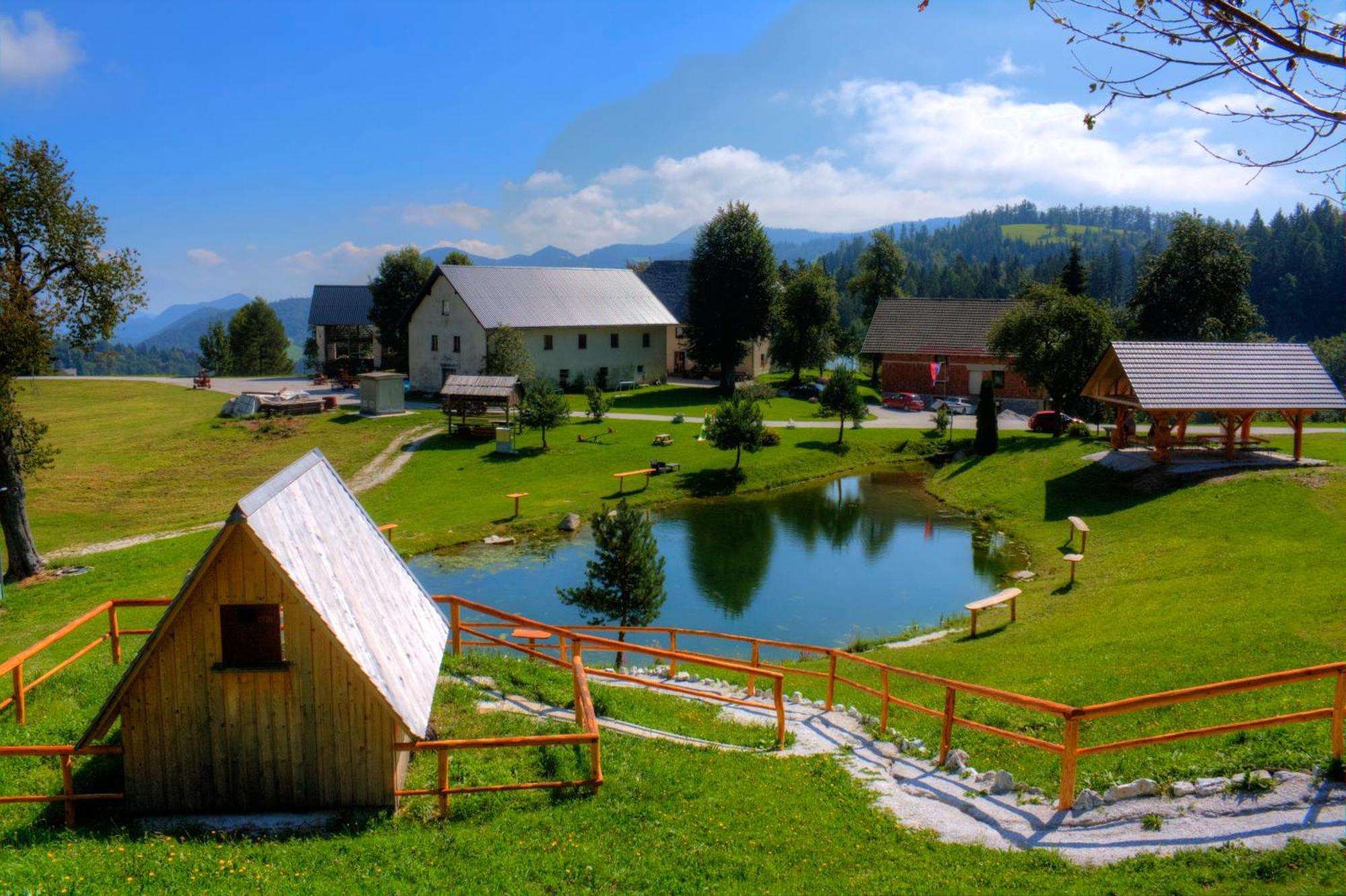 Wooden Chalet - Homestead Vrhovc Zelezniki Luaran gambar