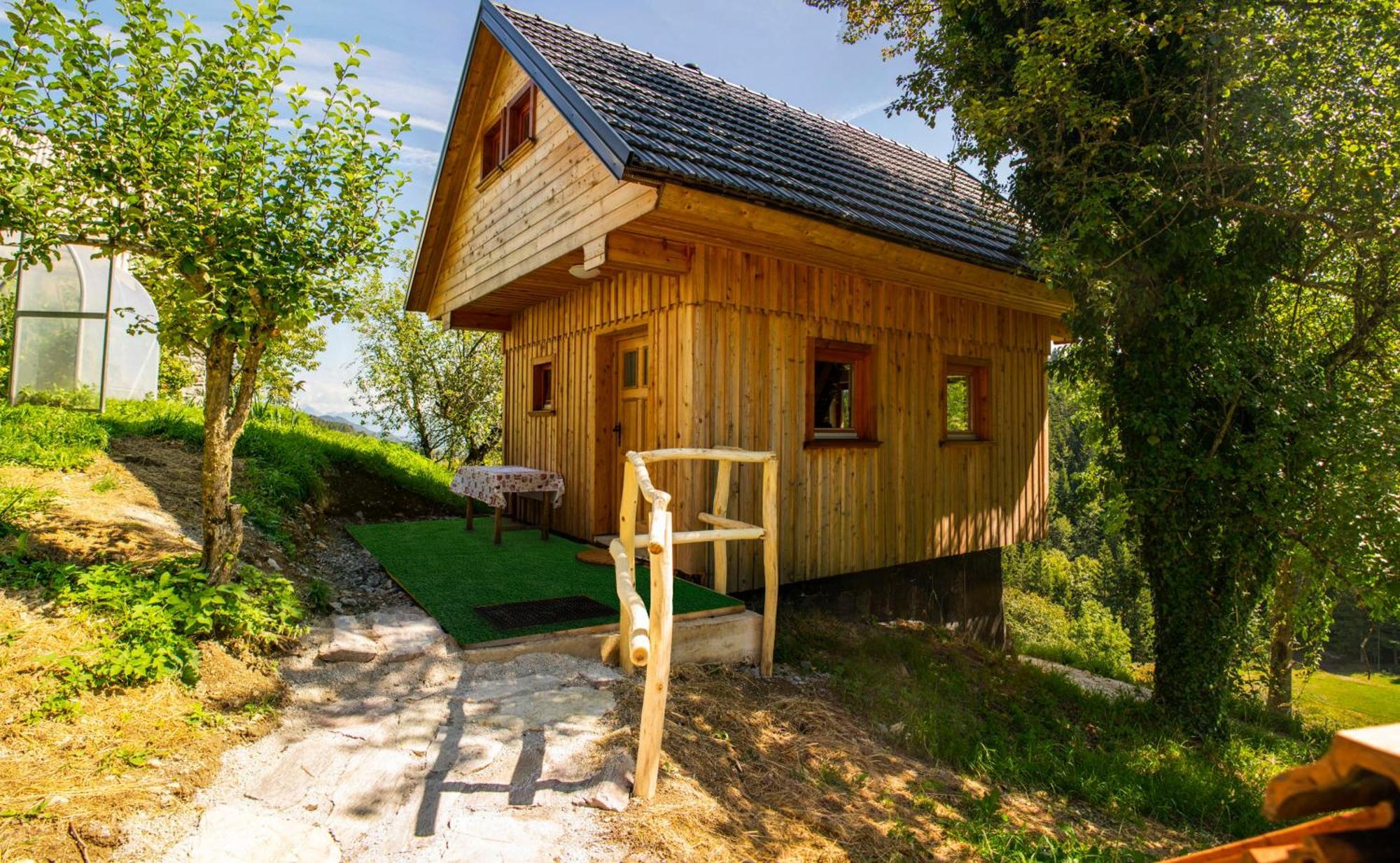 Wooden Chalet - Homestead Vrhovc Zelezniki Luaran gambar